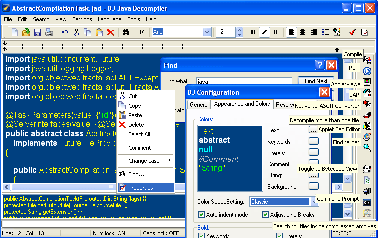 DJ Java Decompiler screenshot